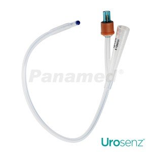 Urosenz Silicone Foley Catheter, 2-Way w/o Stylet (Sold by box of 10s)